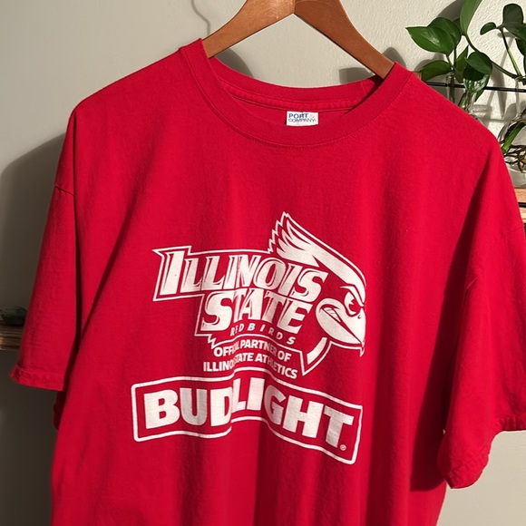 Illinois State University Red Bud Light T-Shirt - XL - Picture 3 of 6